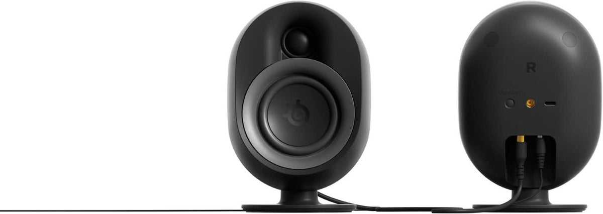 SteelSeries - Arena 9 5.1 Bluetooth Gaming Speakers with RGB Lighting (6 Piece) - Black