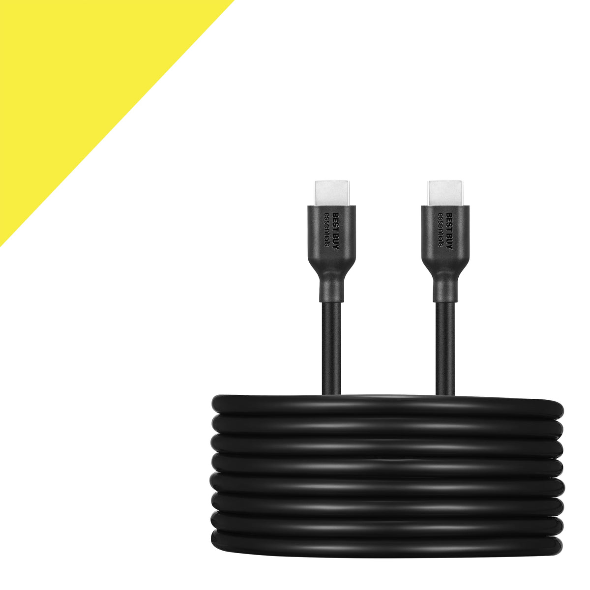 Best Buy essentials™ - 12' 4K Ultra HD HDMI Cable - Black