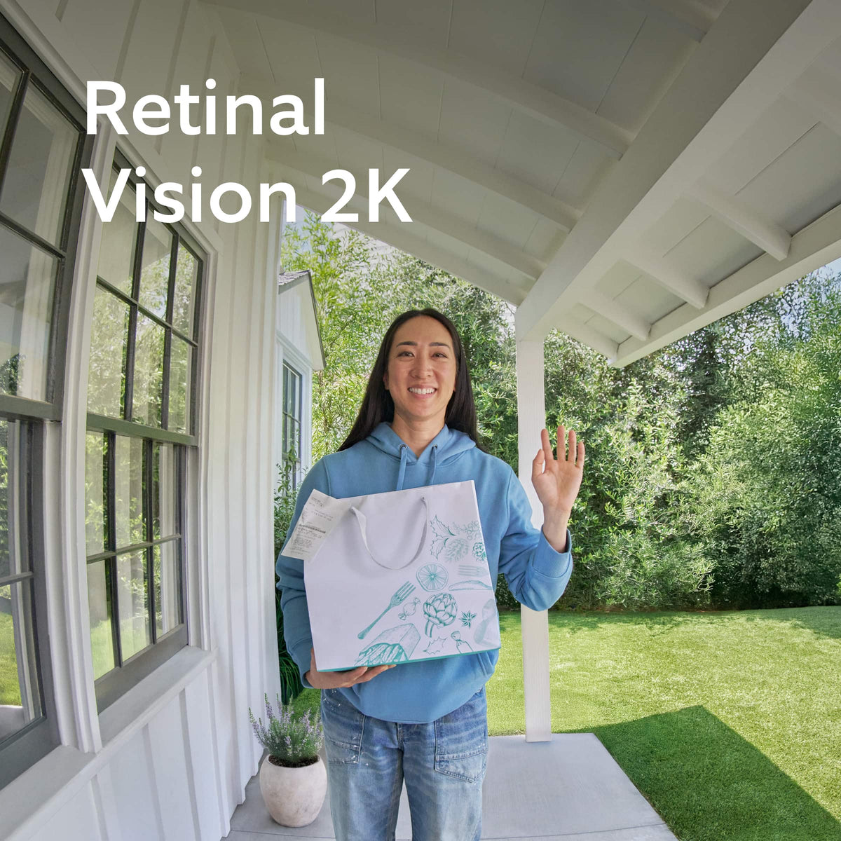 Ring - Wired Doorbell 2K Plus - Retinal 2K, Motion Detection, Night Vision - Nickel Silver