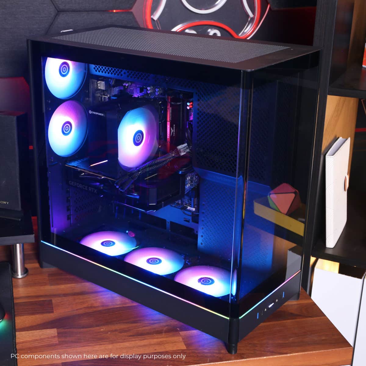 CyberPowerPC - Gaming Desktop - AMD Ryzen 7 8700F - NVIDIA GeForce RTX 5060 8GB - 16GB DDR5 - 1TB PCIe 4.0 SSD Storage - Black