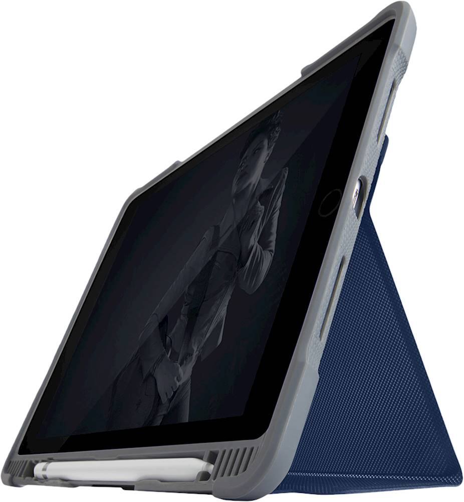 STM - Dux Plus Duo Folio Case for Apple iPad 10.2" (9th/8th/7th Gen) - Midnight Blue
