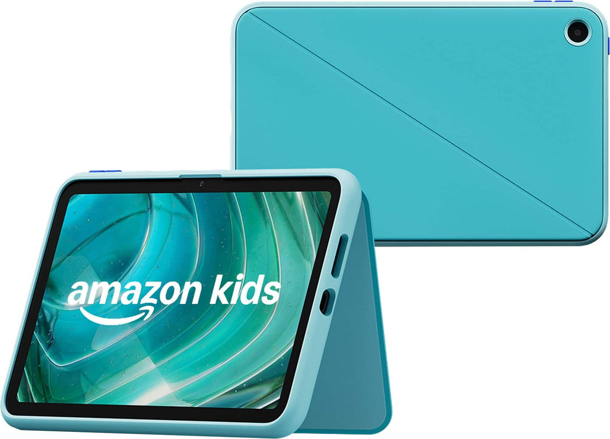 Amazon - Kids Tablet 8 (all-new) ages 6+, 8.7" display, includes 1-year Kids+ content subscription, parental controls - Aquatic