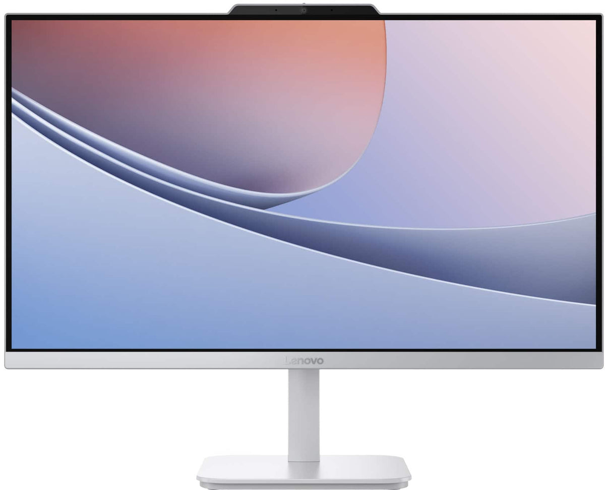 Lenovo - A100 23.8" Full HD All-In-One - Intel Processor N100 - 8GB Memory - 256GB SSD - Cloud Grey