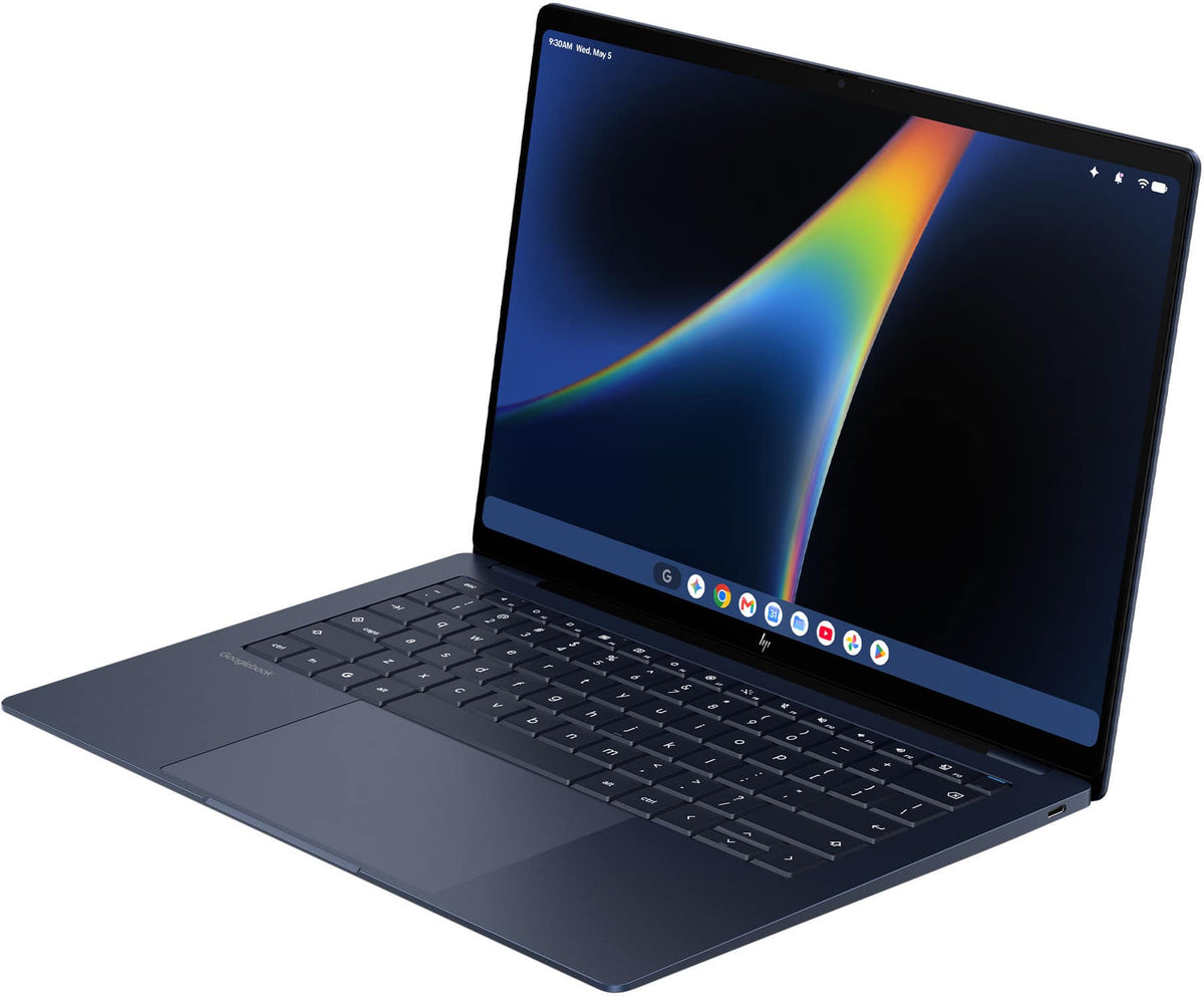 HP - 14" 3K OLED Touchscreen Googlebook - Snapdragon X Elite - 16GB Memory - 512GB SSD - Atmospheric Blue