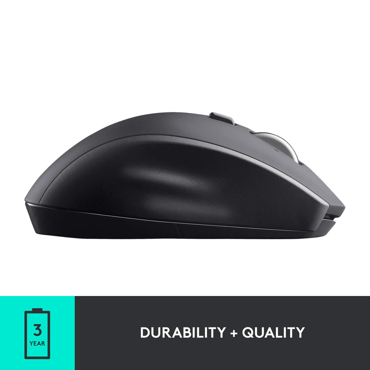 Logitech - M705 Marathon Wireless Optical Mouse with 5 Programmable Buttons - Wireless - Black