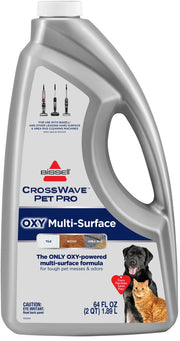 BISSELL - CrossWave Pet Pro Oxy Formula (64oz) - Gray