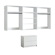 Devi - Wall Mounted Closet System With Modular Units