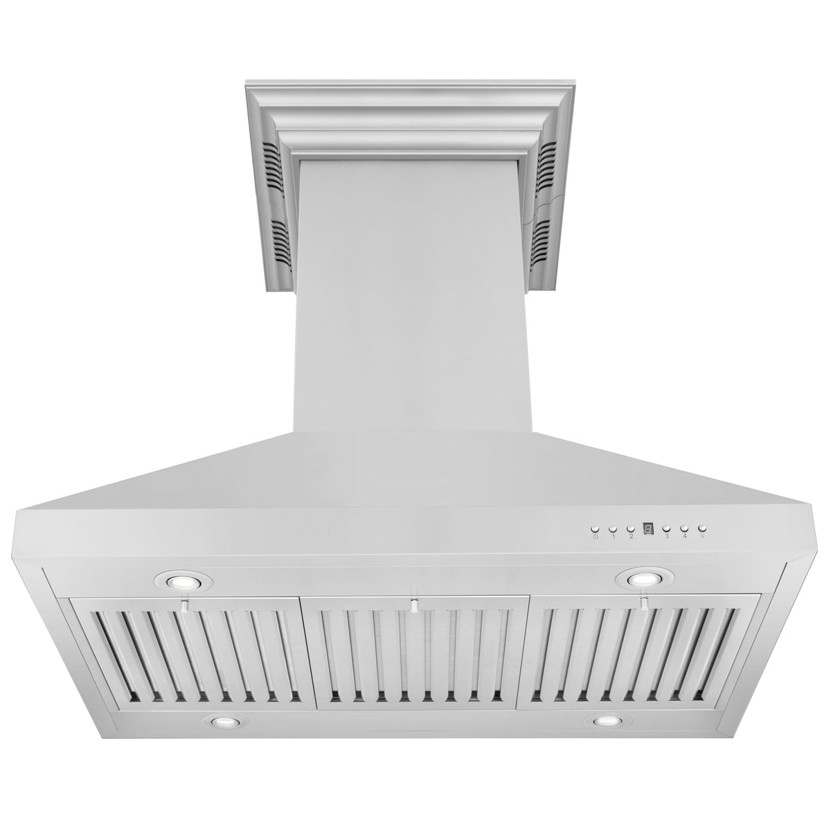 ZLINE - 30 inches - Externally Vented - Island Range Hood - Stainless Steel