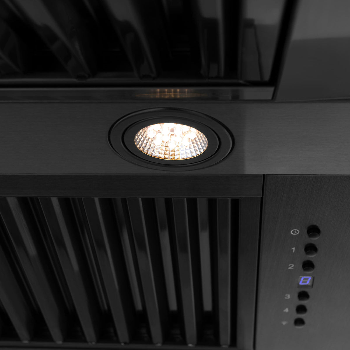 ZLINE - 48 inches - Externally Vented - Wall Range Hood - Black Stainless Steel