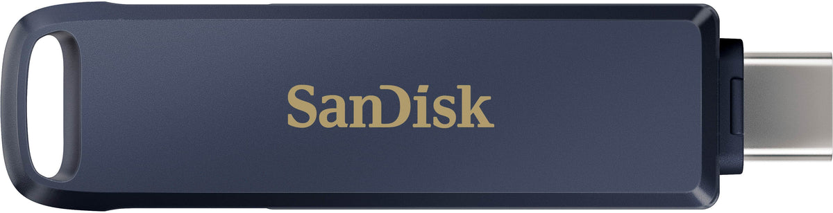 SANDISK - 256GB USB Flash Drive for iPhone Lightning and USB Type-C Metallic Sky - Blue