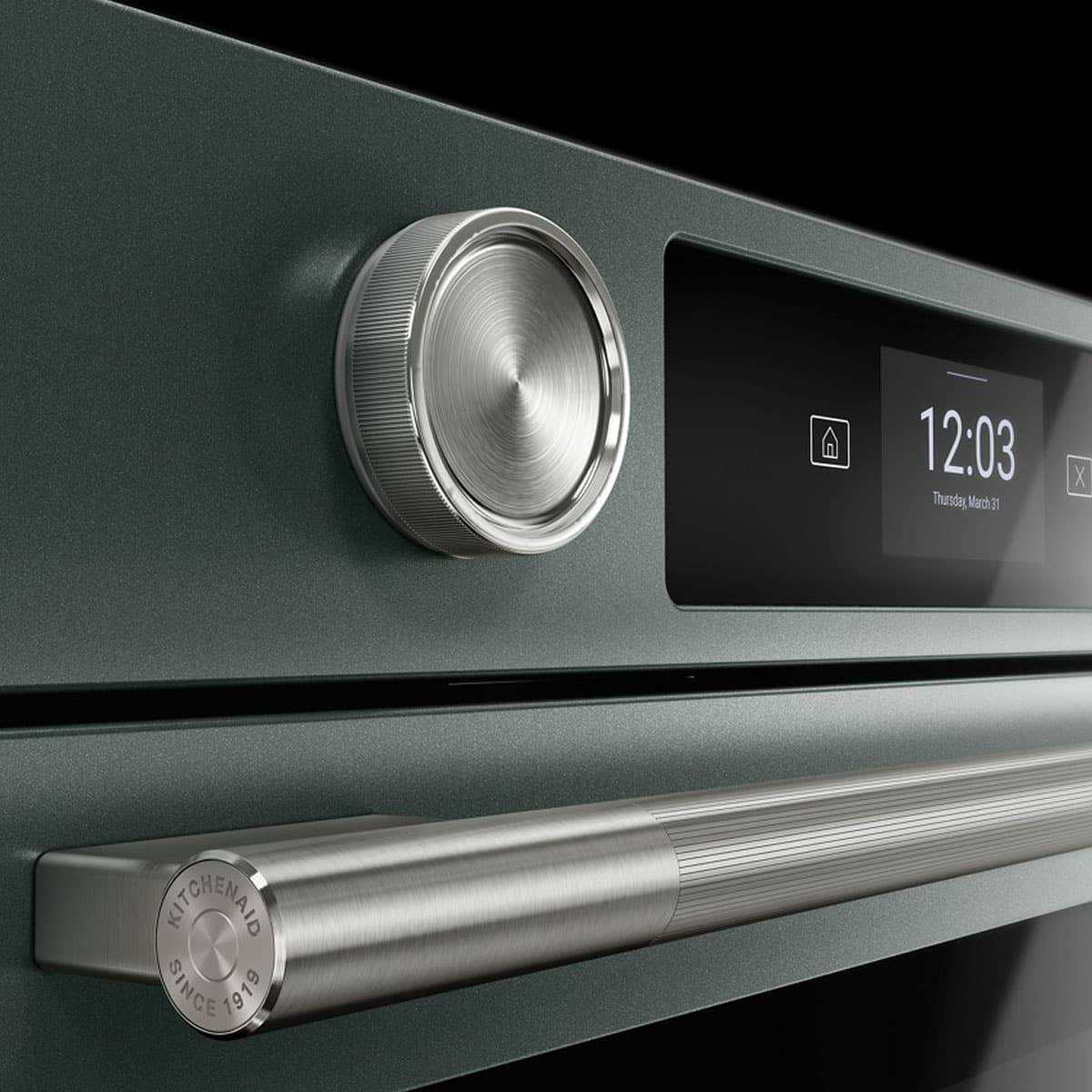KitchenAid - 30" Smart Built-In Electric Single Wall Oven with Assisted Cooking Modes - Juniper