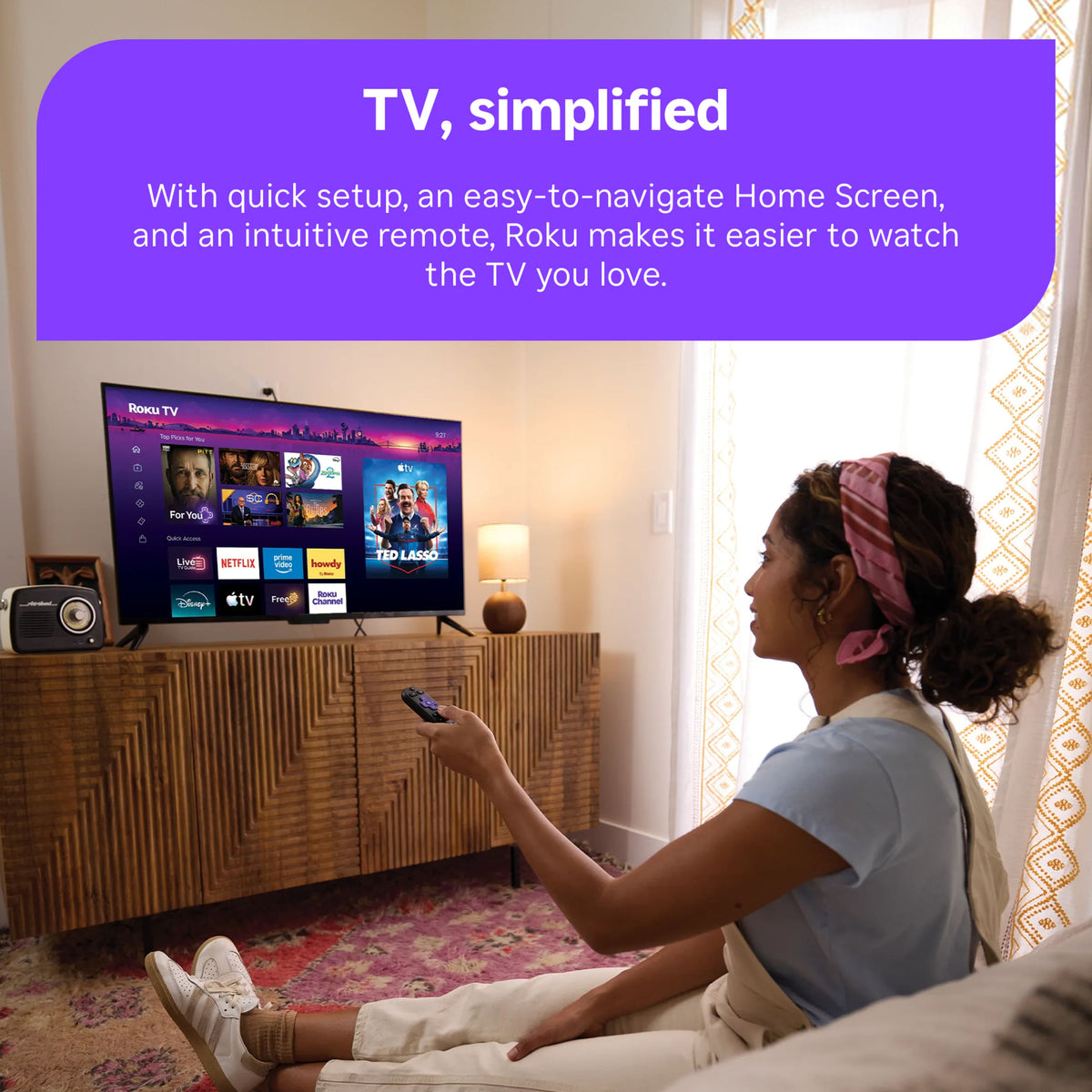 Roku - 65" Class Select Series 4K QLED Smart RokuTV (2026)