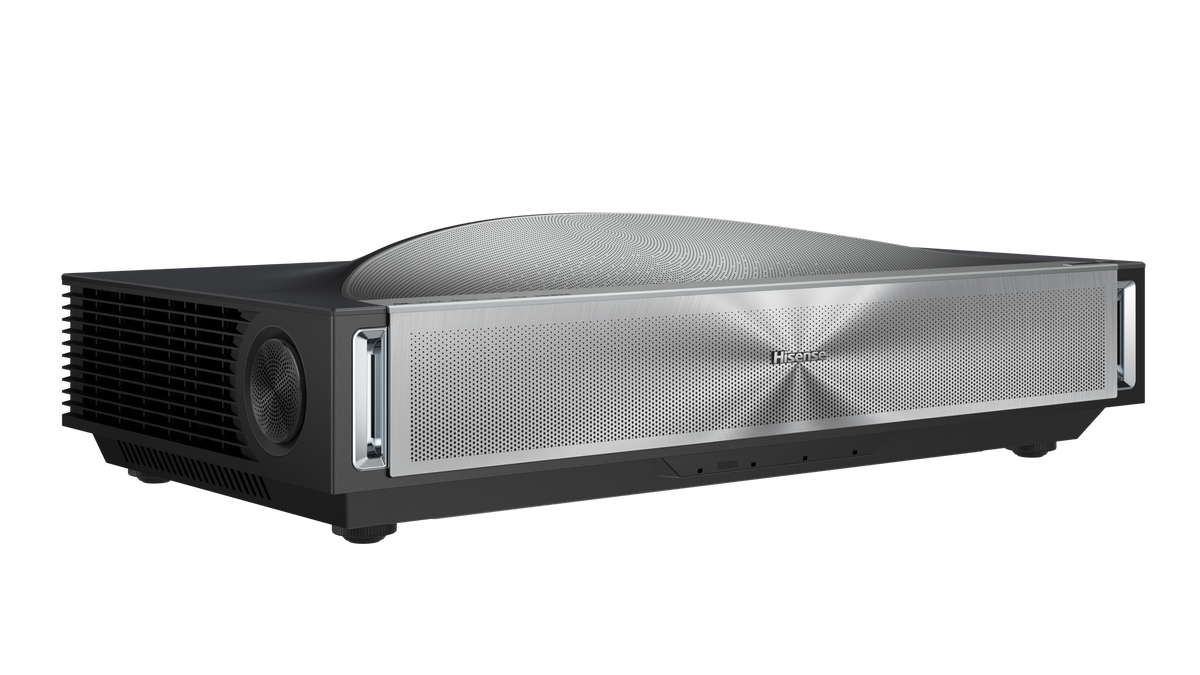 Hisense - Hisense-PX4 Pro Triple Laser Smart UST Projector,3500 Lumens,IRIS,80"-200",4K,DLP,HDR,IMAX Enhanced,Dolby Vision/Atmos - Gray