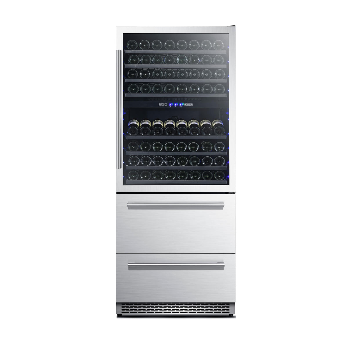 Forno Appliances - Capraia 144-Bottle Convertible Wine Cooler - Stainless Steel