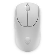 Alienware - Pro Optical Ambidextrous Gaming Mouse for PC with 6 Programmable Buttons - Wireless - Lunar Light