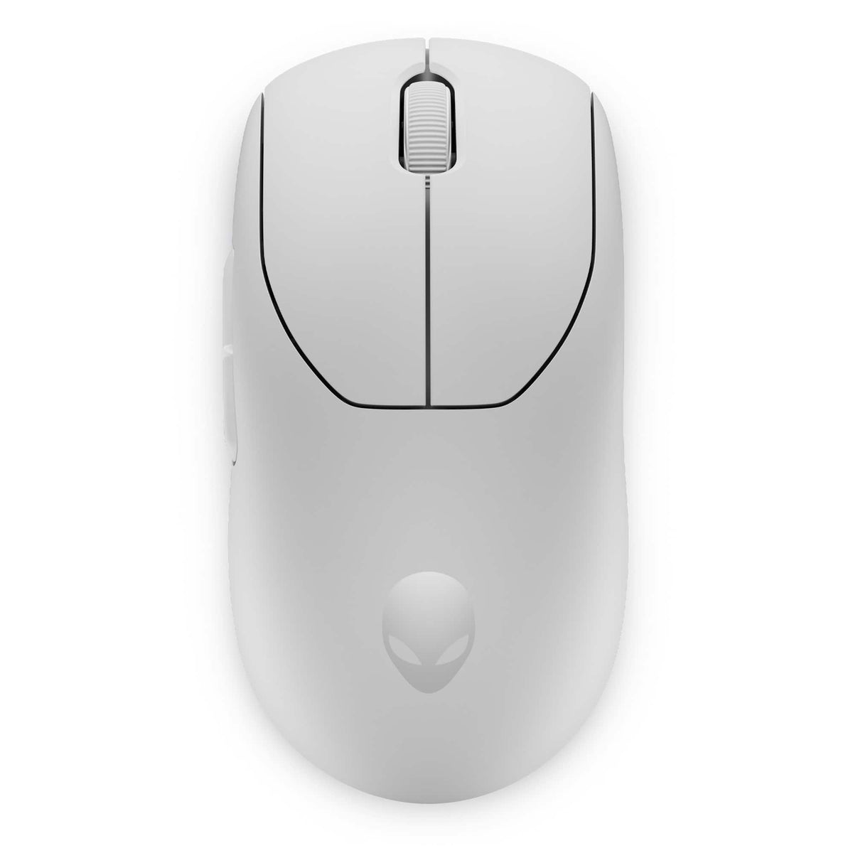 Alienware - Pro Optical Ambidextrous Gaming Mouse for PC with 6 Programmable Buttons - Wireless - Lunar Light