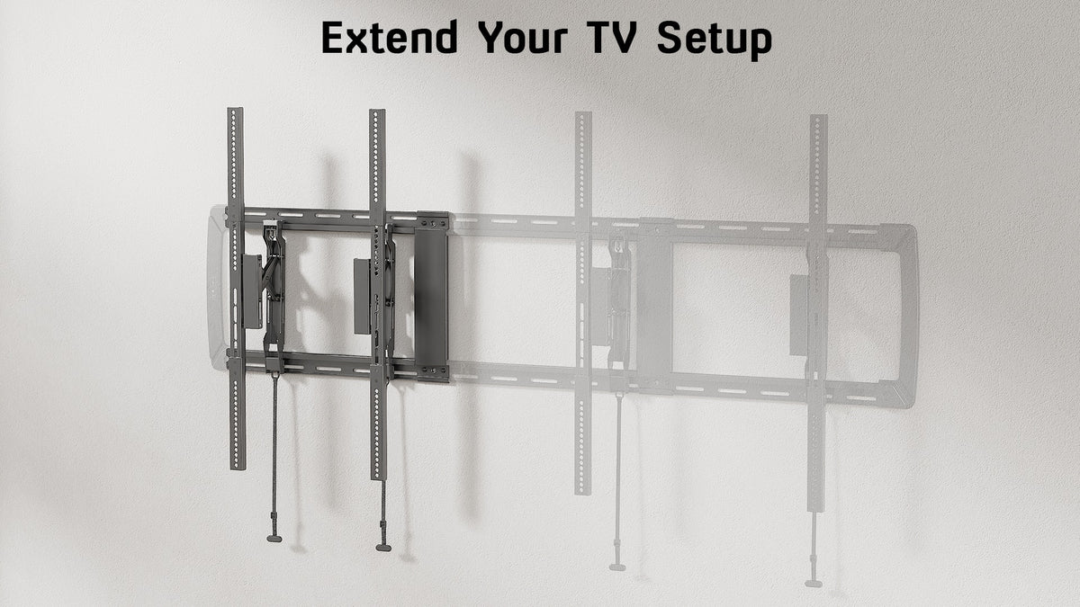 ErgoAV - Low Profile Fixed Mount Extension Kit for the ERMLX1-01B - Black