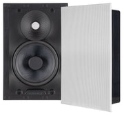 Sonance - VX66 TL RECTANGLE - Visual Experience Series 6.5" 2-Way Thinline In Wall Speakers (Pair) - Paintable White