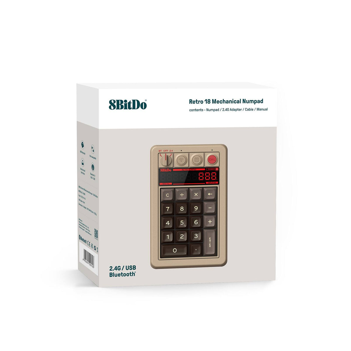 8BitDo - Retro Mechanical Keypad - C64 Edition