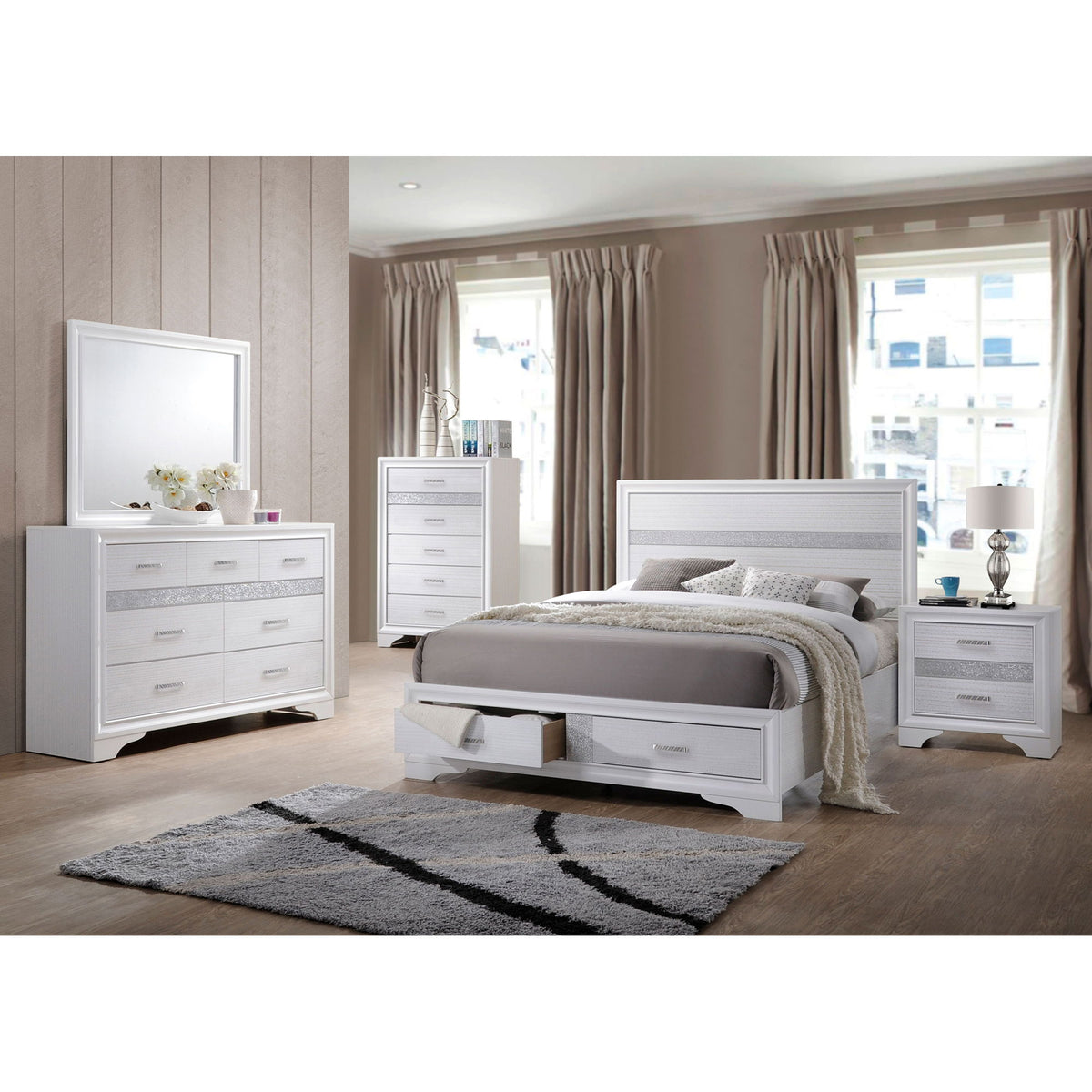 Corbin - Juego de dormitorio deslumbrante