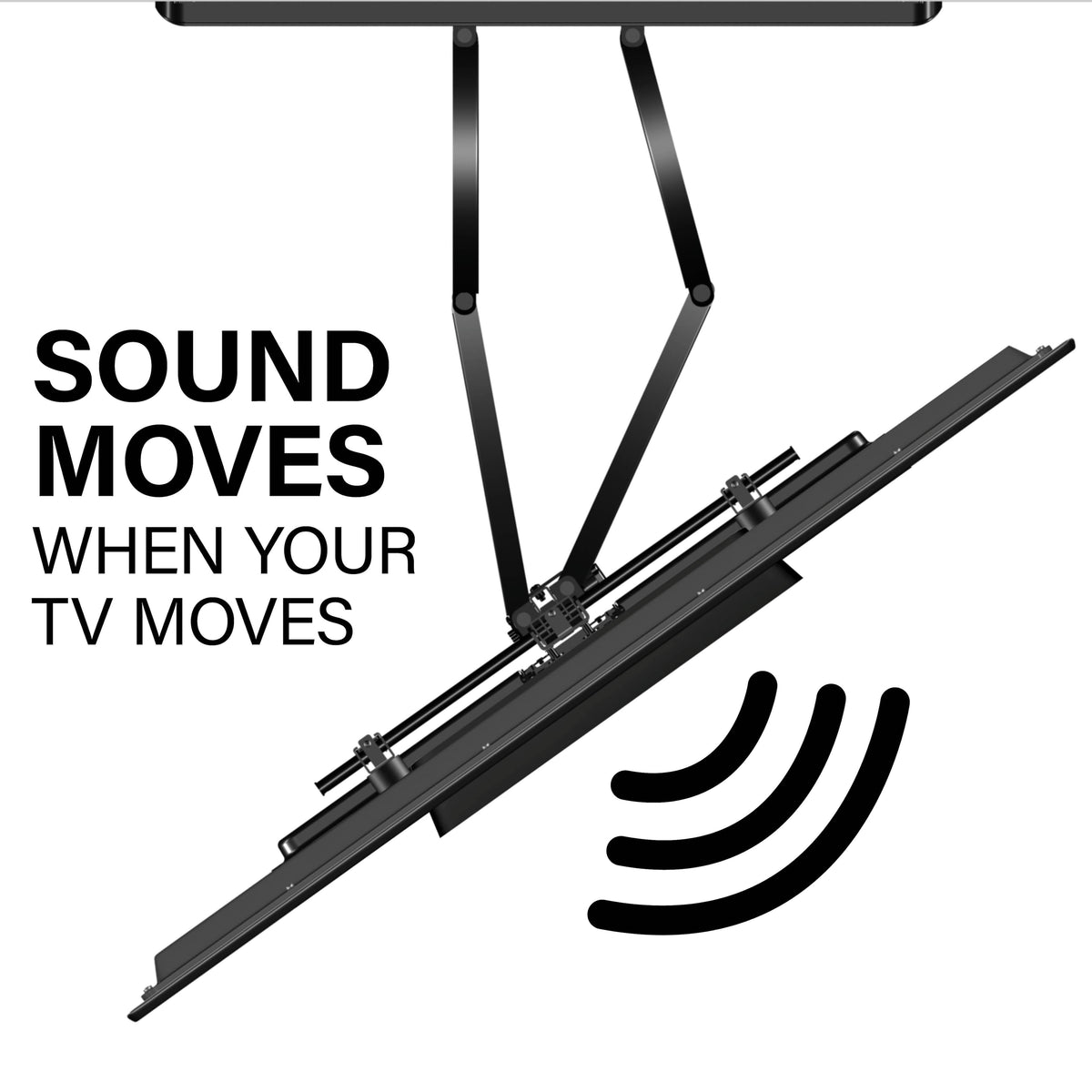 Sanus - Soundbar Mount Designed for Sonos Ray - Black