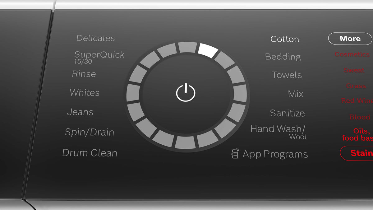 Bosch - 500 Series 2.4 Cu. Ft. High-Efficiency Stackable Smart Front Load Washer with 4D Wash System - White