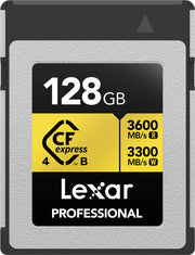 Lexar - Professional GOLD CFexpress 4.0 Type B 128 GB