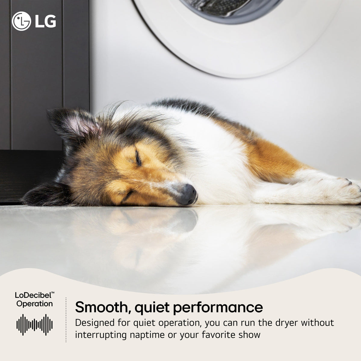 LG - 7.4 Cu. Ft. Ultra Large Stackable Smart Electric Dryer with AI Sensor Dry and LoDecibel Quiet Operation - White