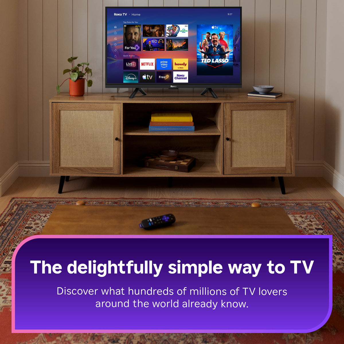 Roku - 43" Class 4K LED Smart RokuTV (2026)