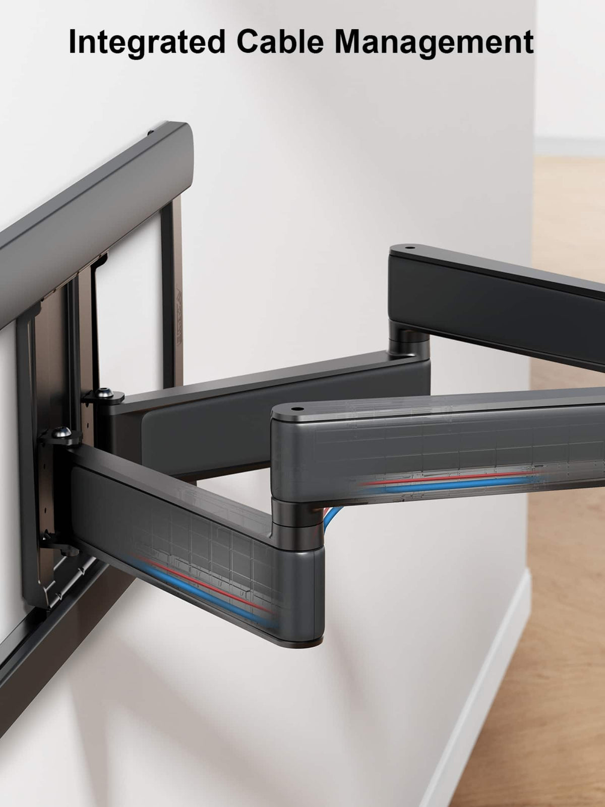 ErgoAV - 42″-90″ Full Motion TV Mount - Black