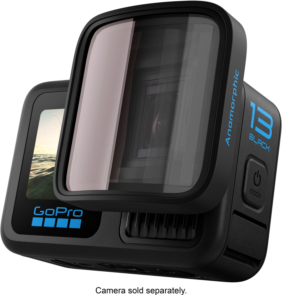 GoPro - Anamorphic Lens Mod for HERO13 Black - Black
