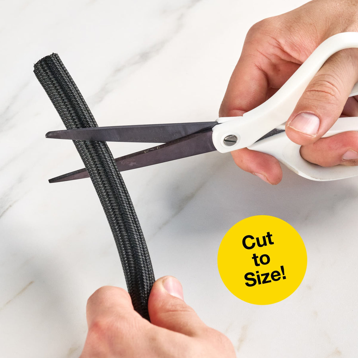 Wrap-It Storage - Mesh Cable Sleeve - Black