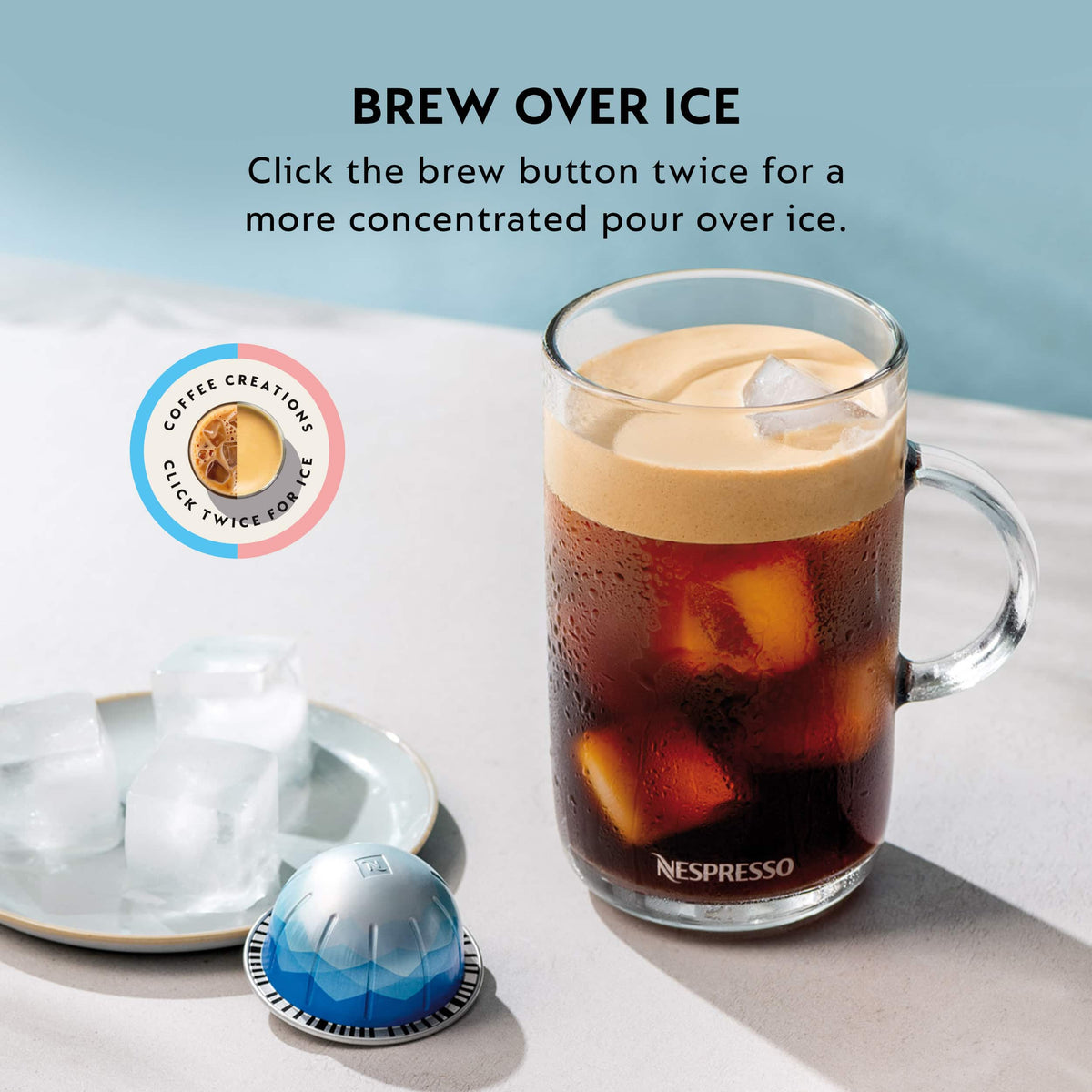 Nespresso - Vertuo Next Premium Coffee and Espresso Maker by Breville with Aeroccino Milk Frother, Dark Chrome - Creamy White