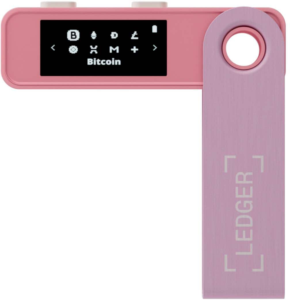 Ledger - Nano S Plus Crypto Hardware Wallet - Pastel Pink