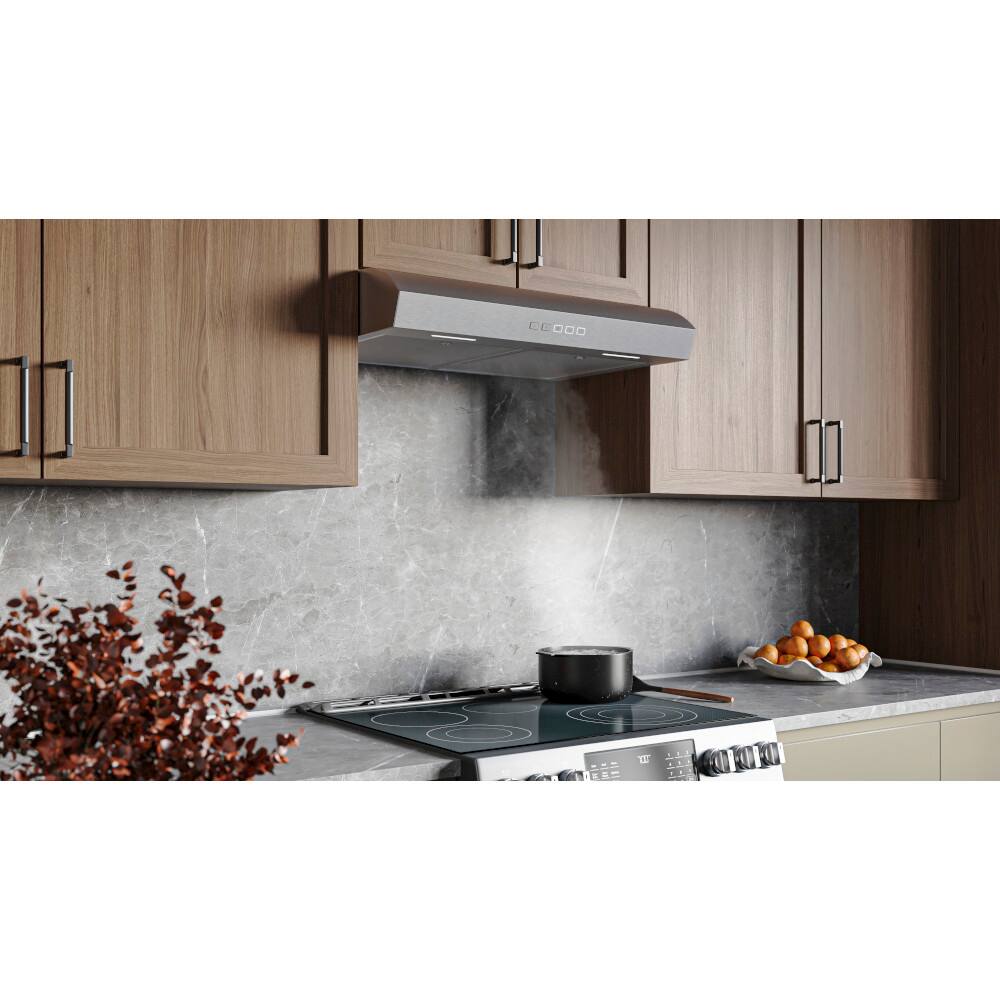 Broan - 30 inches - Convertible - Under cabinet Range Hood - Stainless Steel