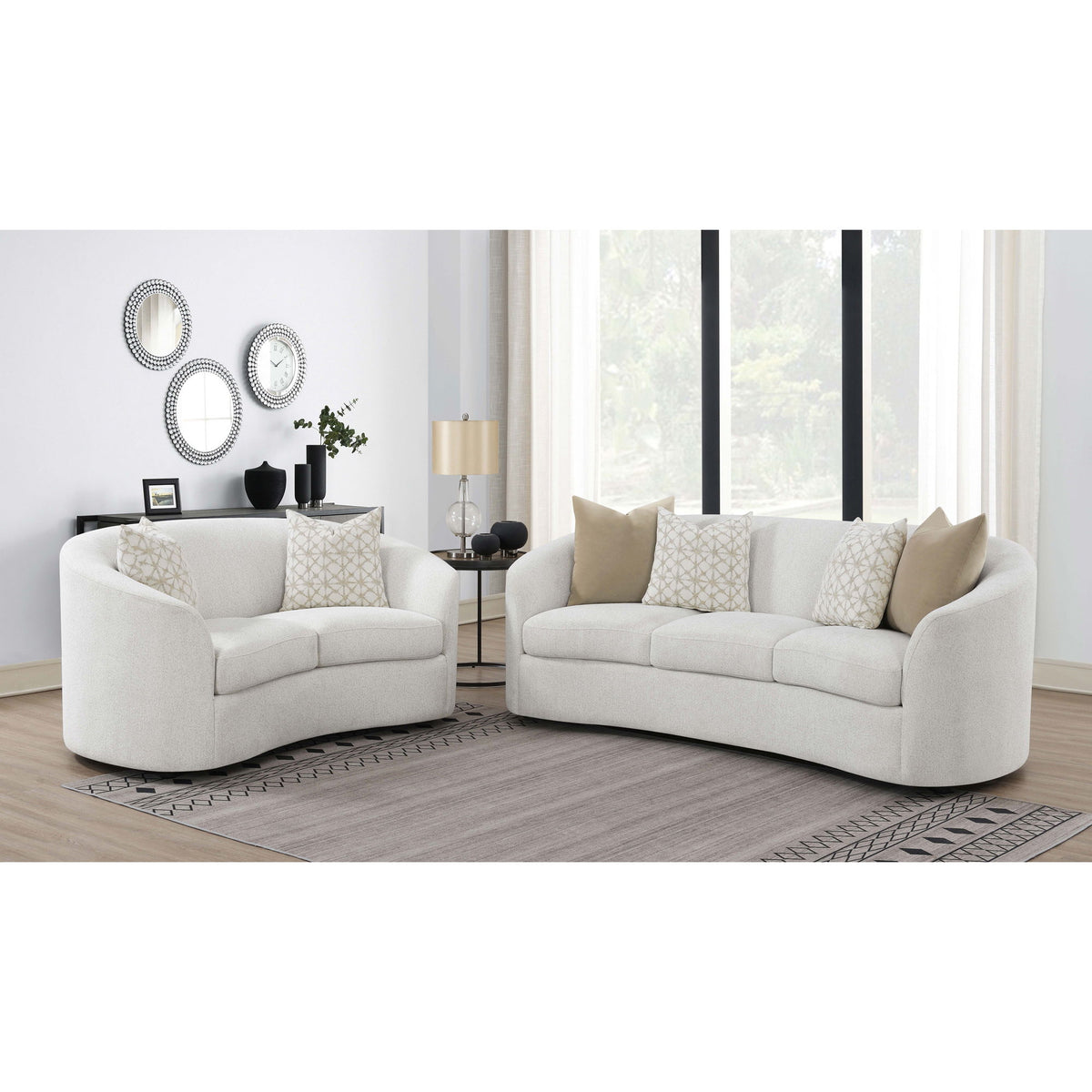 Rory - Sloped Arms Living Room Set