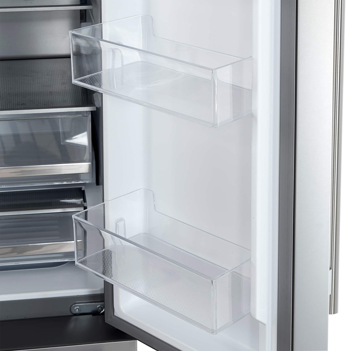Forno Appliances - 36 in. Wide Aosta 22.4 Cu. Ft. French Door Refrigerator with Automatic Ice Maker - Stainless Steel