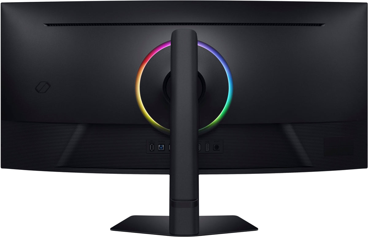 Samsung - 40" Odyssey G75F WUHD 180Hz 1ms AMD FreeSync Prem Pro Curved Gaming Monitor with HDR 600 (DisplayPort, HDMI) - Black