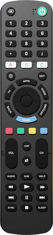 Insignia™ - Replacement Remote for Sony TVs - Black