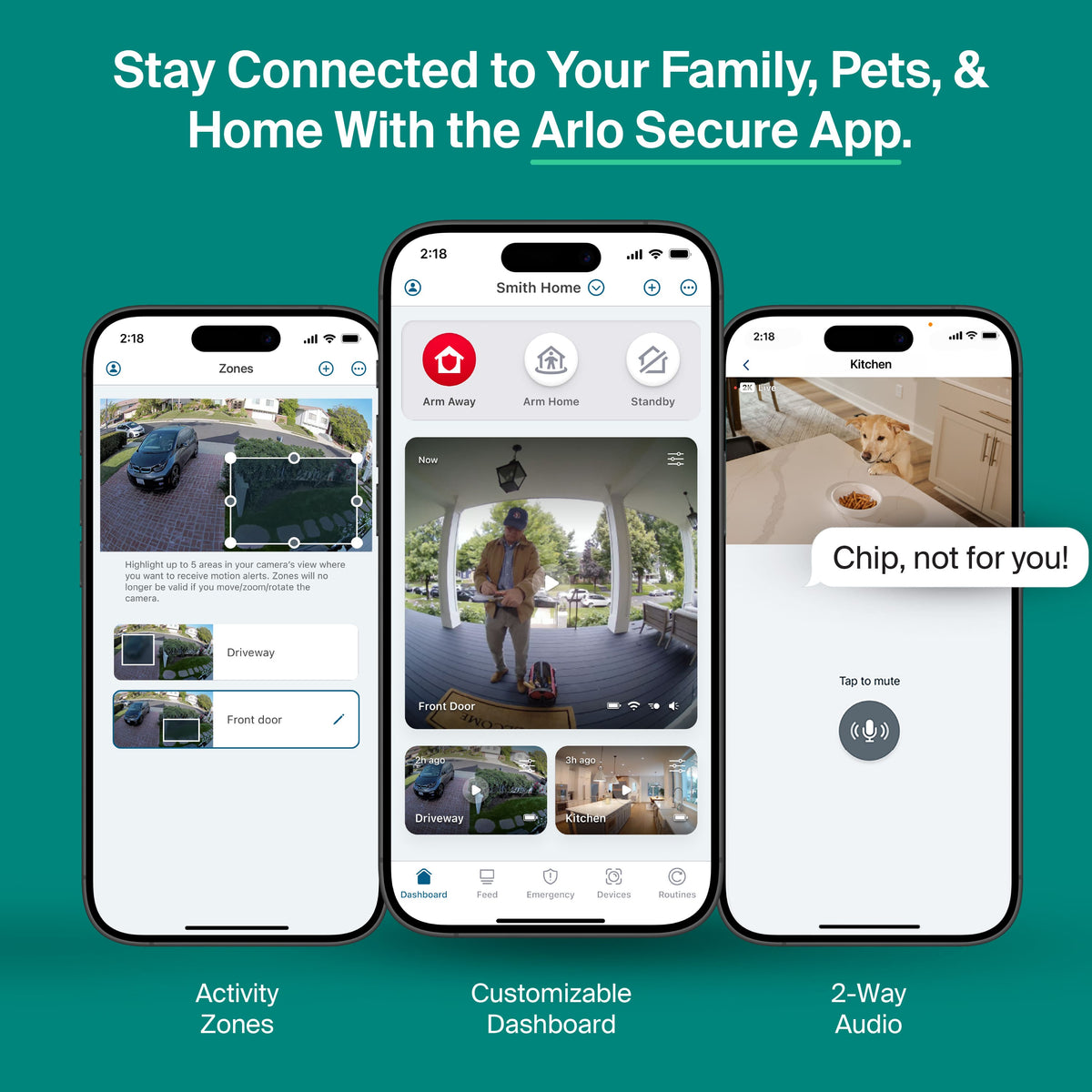 Arlo - Essential Outdoor Security Camera 2K (2025 Release) - Wired Plug-In Powered, 1-Cam - White