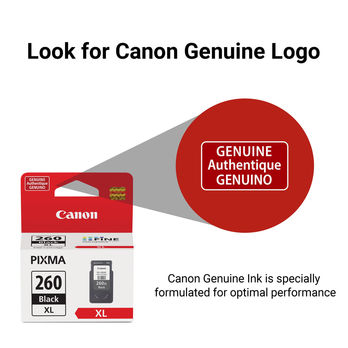 Canon - 260XL High-Yield Ink Cartridge - Black