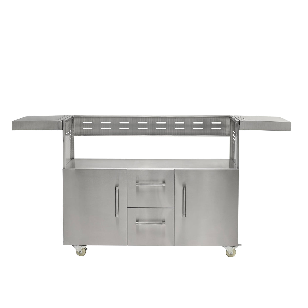 Coyote Outdoor Living - cart For 50" Hybrid or Combo Grill - Stainless Steel