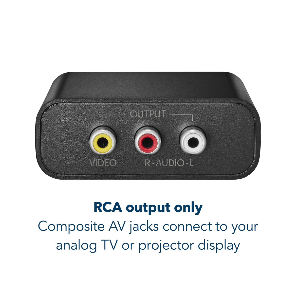 Insignia™ - HDMI to RCA Converter - Black