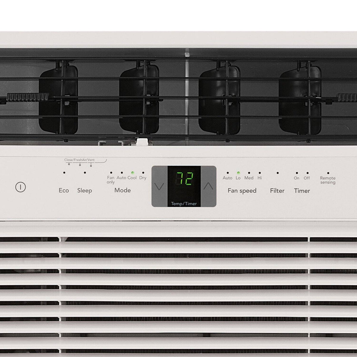 Frigidaire - 115V 12,000 BTU 550 Sq. Ft. Smart Window Air Conditioner with Remote - White