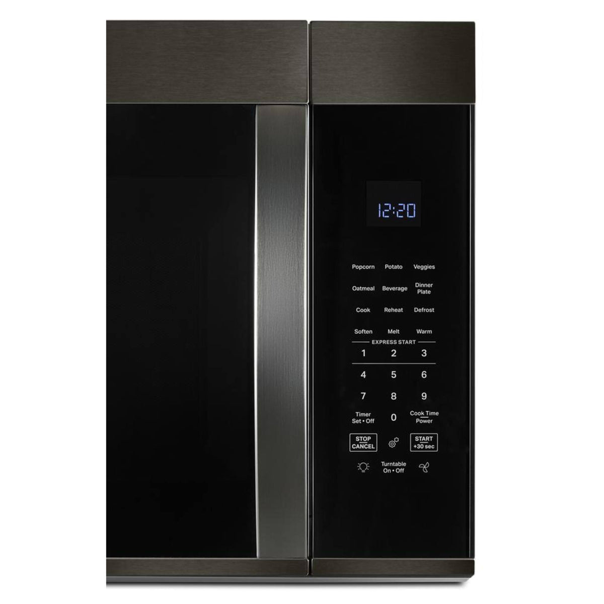 Whirlpool - 1.9 Cu. Ft. Over-the-Range Microwave with Sensor Cooking - Black Stainless Steel