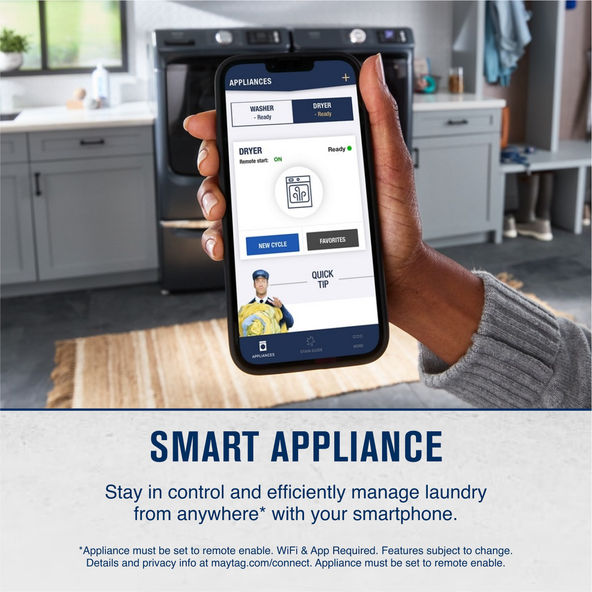 Maytag - 7.4 Cu. Ft. Smart Electric Dryer with Steam and Pet Pro System - Midnight Steel