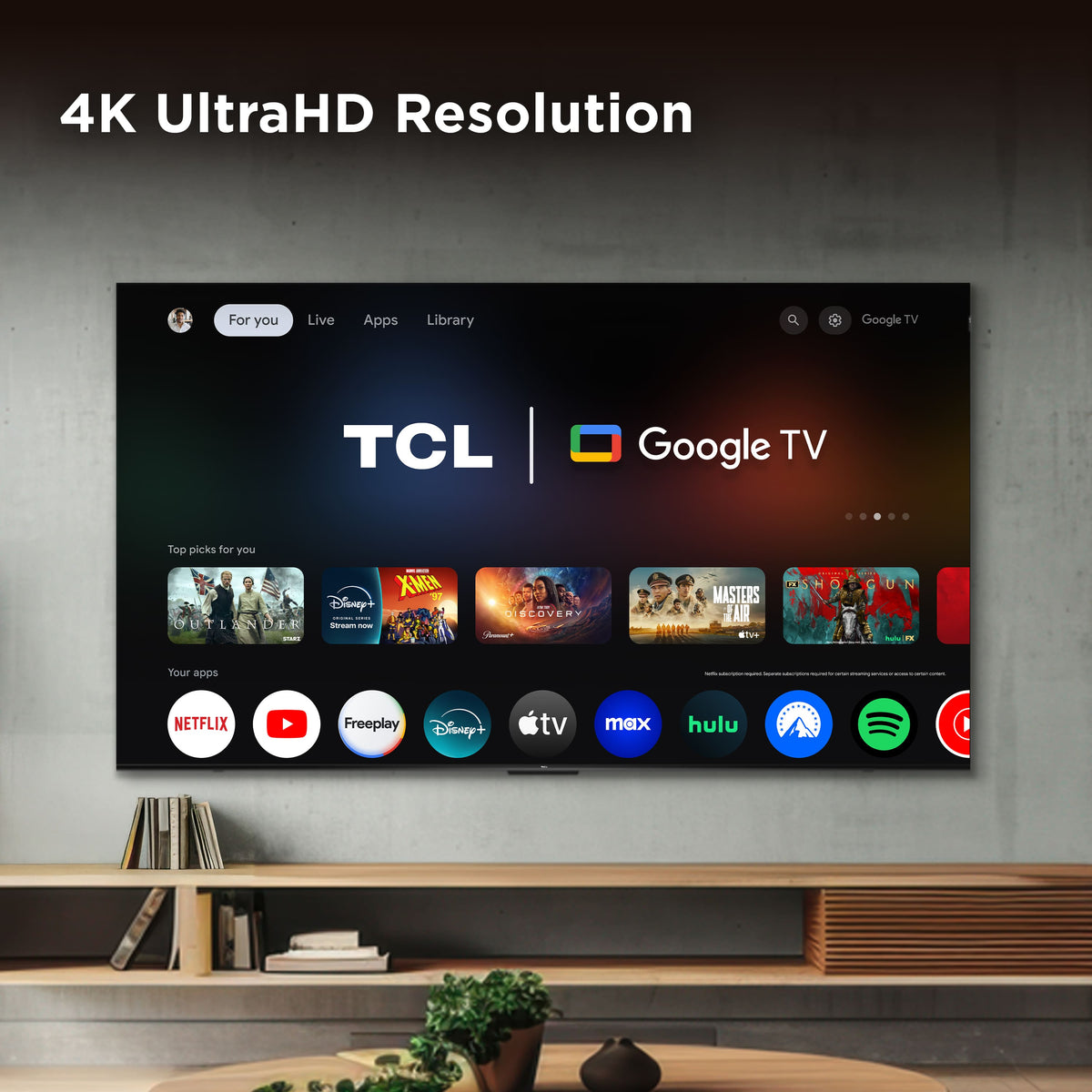 TCL - 85" Class Q5K Series 4K UHD QLED LED Smart Google TV (2025)