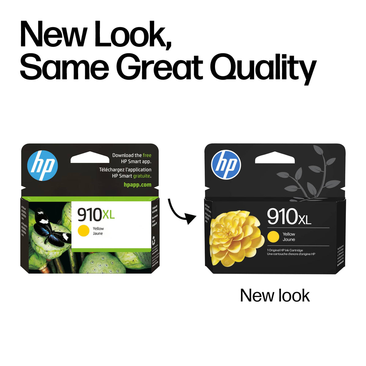 HP - 910XL High-Yield Ink Cartridge - Yellow