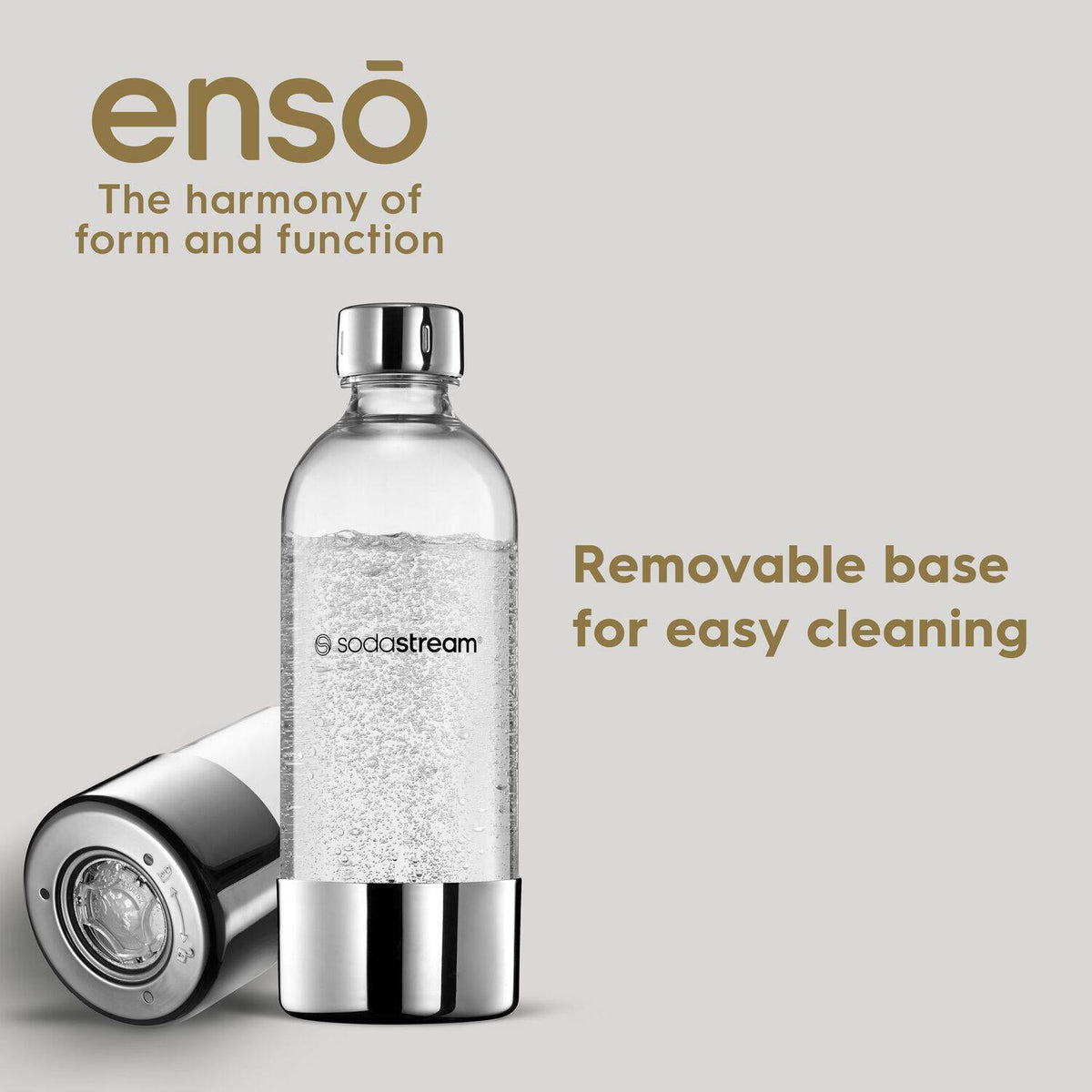 SodaStream - Enso Sparkling Water Maker Starter Kit - Silver