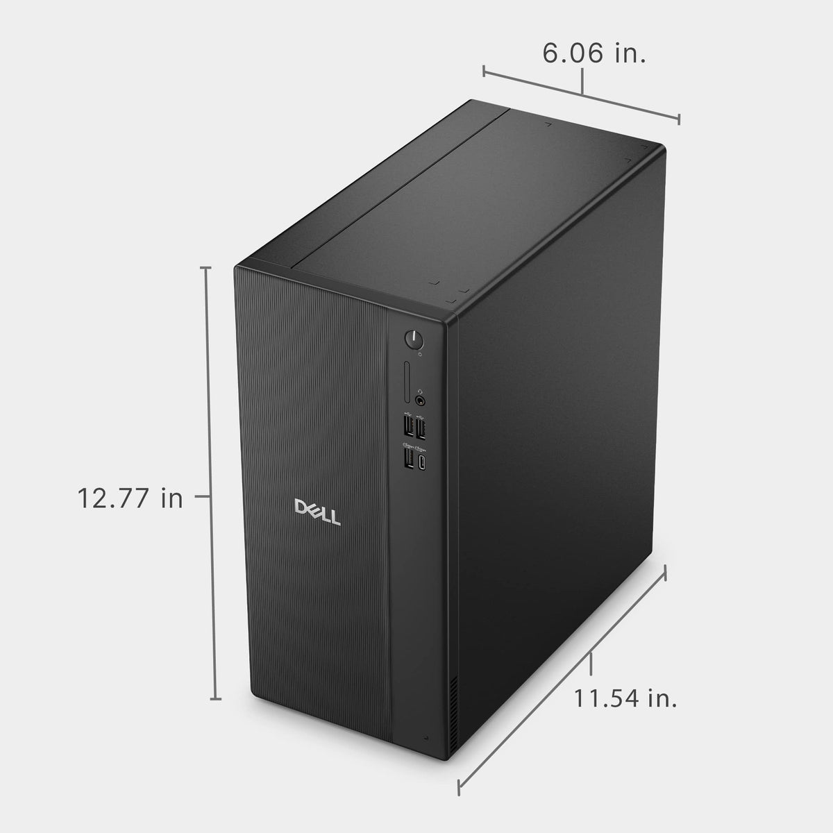 Dell - Desktop - AMD Ryzen 5 150 2025 - 16GB Memory - AMD Radeon 660M - 512GB Storage - Black